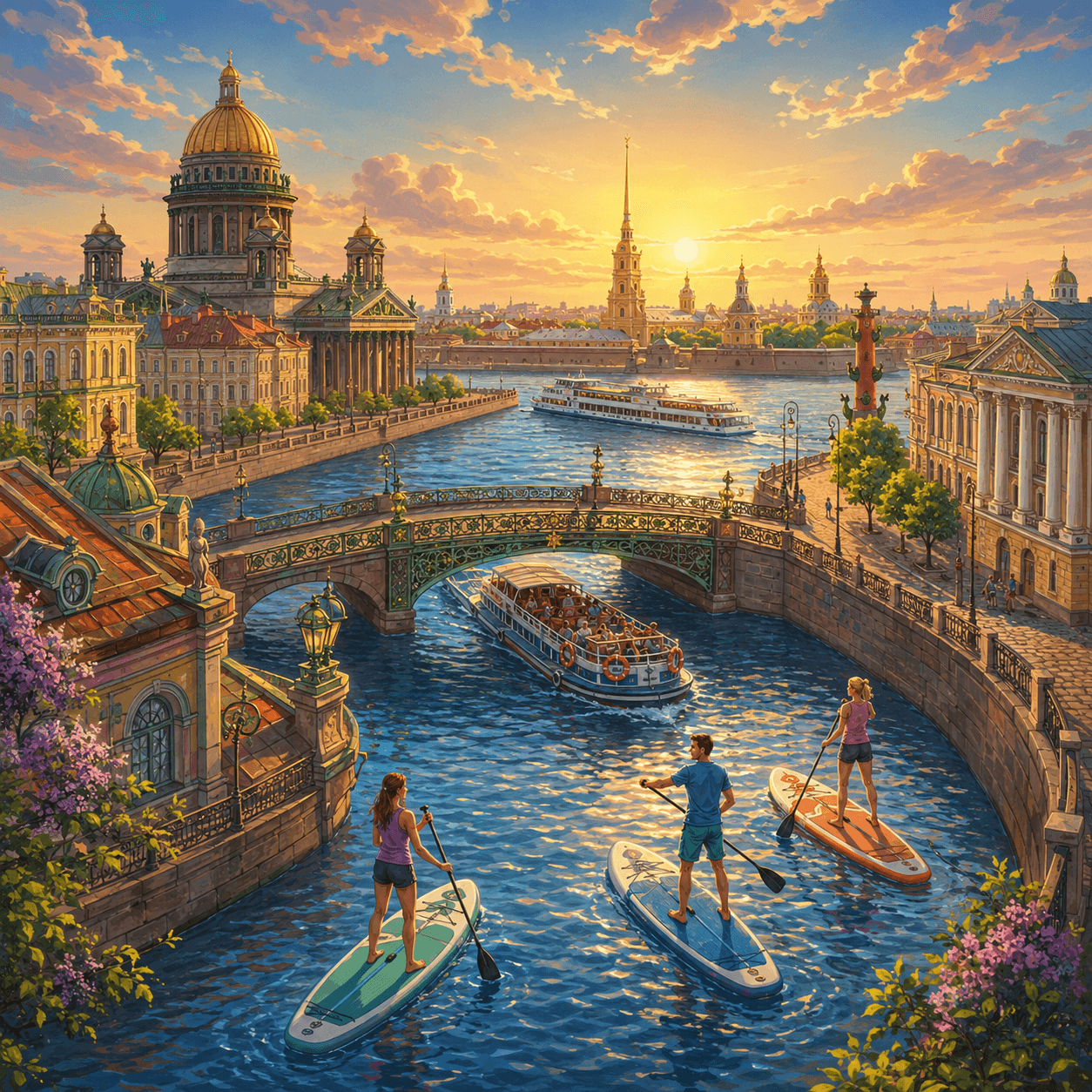 По воде через Петербург