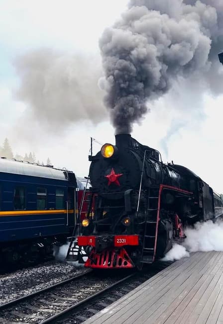 В Рускеалу на ретропоезде: Водопады и мраморный каньон