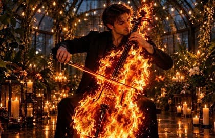 РОК-ХИТЫ НА ВИОЛОНЧЕЛЯХ. ATOMIC CELLOS. Концерт при свечах в новогодней оранжерее