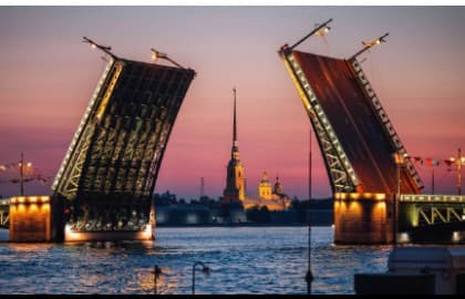Ночная обзорная расширенная экскурсия с водной прогулкой (развод мостов)