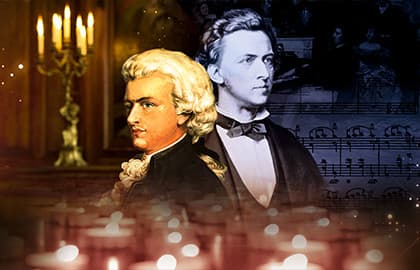 Концерт «Моцарт и Шопен при свечах»