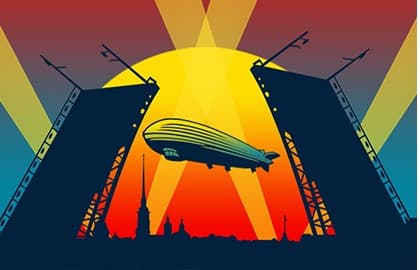 LED ZEPPELIN (tribute) рок-классика на теплоходе на маршруте "Большое Петербургское кольцо"